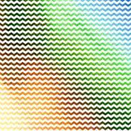 Watercolor painting geometric pattern with zigzags