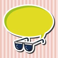 sun glasses theme elements N2