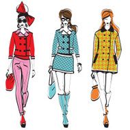 Three elegant women N12