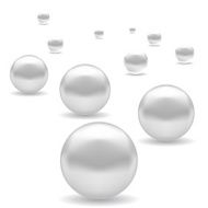 Set of White Pearl