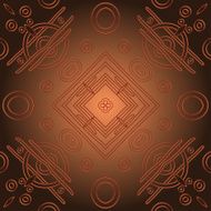 Decorative retro pattern