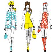 Three elegant women N13