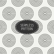 Geometric hipster line seamless pattern with circle round Wrapping paper