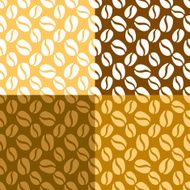 set of coffee seamless textures N2
