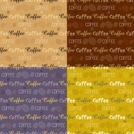 vector set from coffee backgrounds