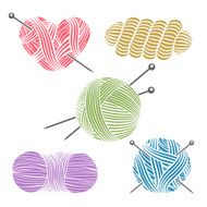 Hand drawn yarn for knitting