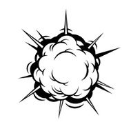 Comic Boom Explosion Vector N2