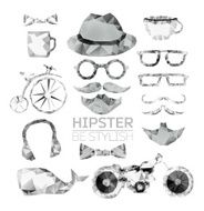 Hipster style elements icons and labels N4