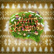 Knitted Christmas background EPS 10 N4