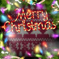 Knitted Christmas background EPS 10 N9