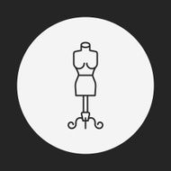 model hanger line icon N4