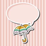 Umbrella theme elements vector eps N65