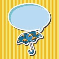 Umbrella theme elements vector eps N70
