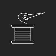 Needlework line icon N3