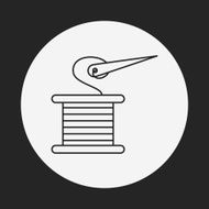 Needlework line icon N4