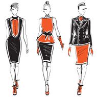 Three elegant women N19