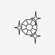 diamond line icon N6