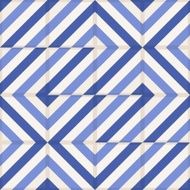 Gorgeous seamless pattern from Moroccan tiles ornaments of blue stripes