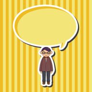 boy man cartoon theme elements vector eps N19