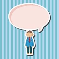 boy man cartoon theme elements vector eps N22