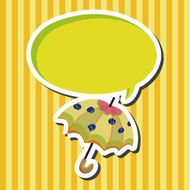 Umbrella theme elemets vector eps N44