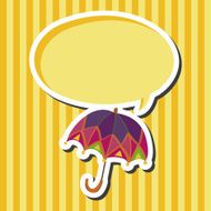 Umbrella theme elemets vector eps N45