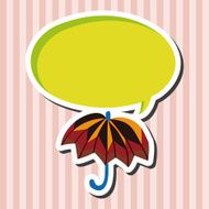 Umbrella theme elemets vector eps N48