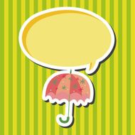 Umbrella theme elemets vector eps N49