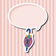 Umbrella theme elemets vector eps N52
