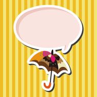 Umbrella theme elemets vector eps N53