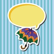 Umbrella theme elemets vector eps N55