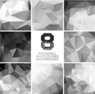 polygonal triangles and space background N10