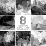 polygonal triangles and space background N13