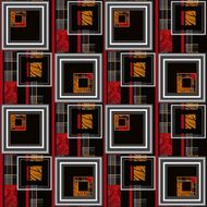 Abstract modern squares seamless pattern texture retro background N4