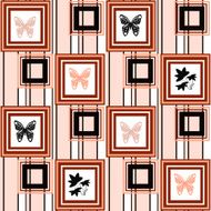 Abstract modern squares seamless pattern texture retro background N6
