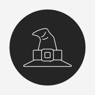 magic hat line icon N17