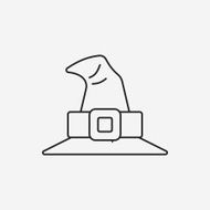 magic hat line icon N20