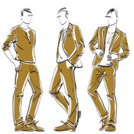 Three elegant men N2