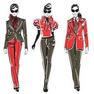 Three elegant women N20