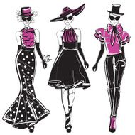 Elegant women fashion illustration