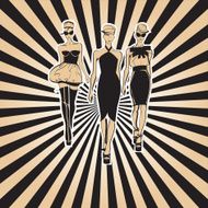 Women on the catwalk