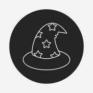 magic hat line icon N25