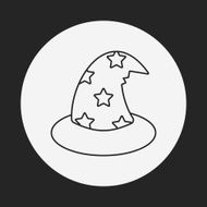 magic hat line icon N27