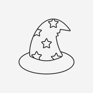 magic hat line icon N28