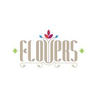 Flowers - elegance logo template for flower shop or boutique N2