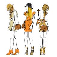Three elegant women N23