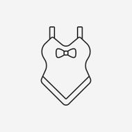 swim suit line icon N23