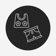 swim suit line icon N24
