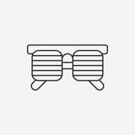 sunglasses line icon N24