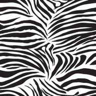 Black and white zebra animal seamless vector print
